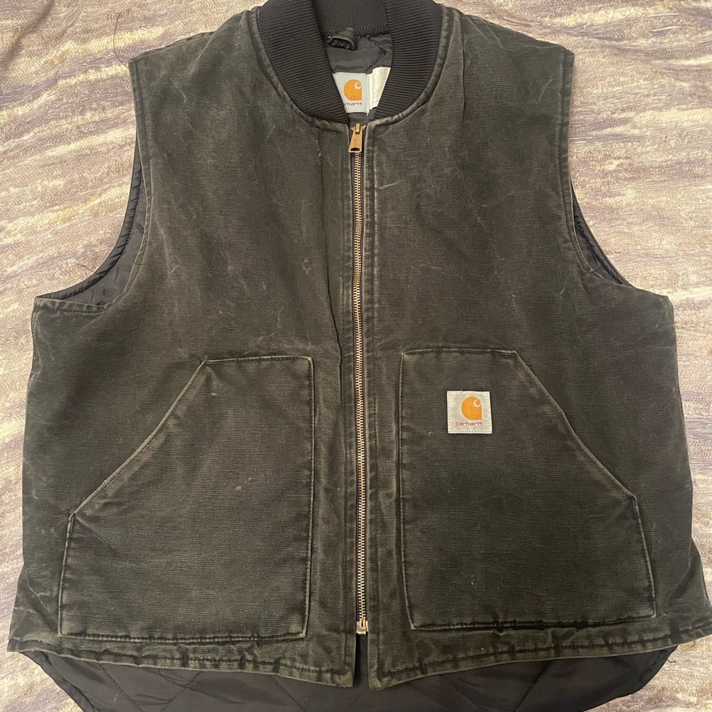 Carhartt Black Canvas Vest